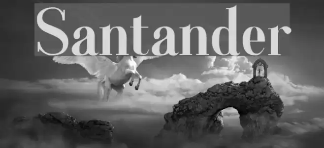 Santander Font examples