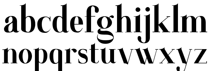Santander Font LOWERCASE