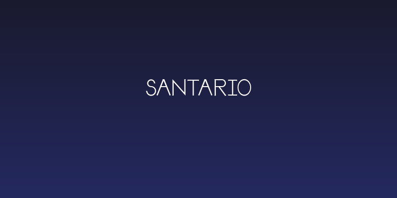 Santario Social Header