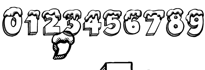Santa's Air Mail Font OTHER CHARS