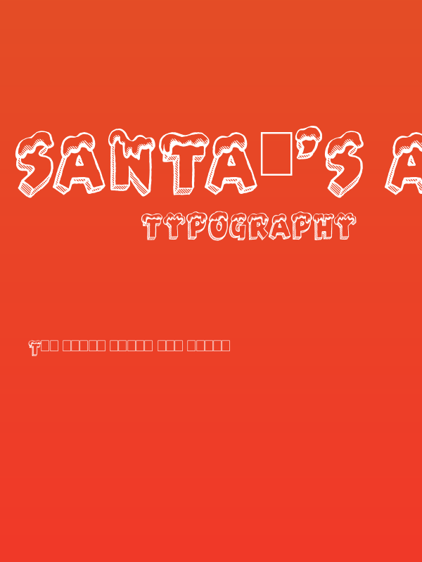 Santa's Air Mail Poster