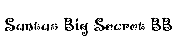 Santas Big Secret BB  baixar fontes gratis