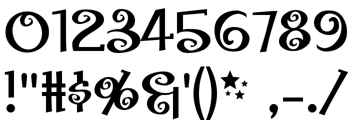 Santas Big Secret BB Font OTHER CHARS