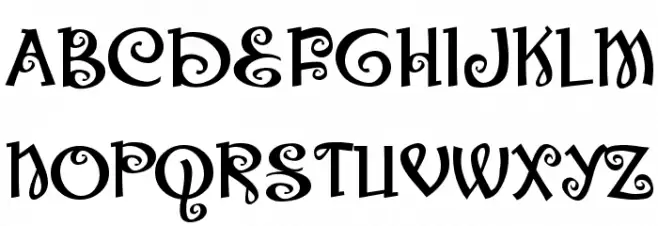 Santas Big Secret BB Шрифта ВЕРХНИЙ