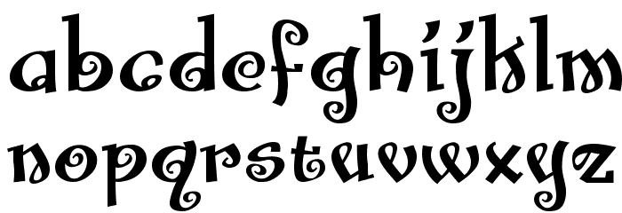 Santas Big Secret BB Font LOWERCASE