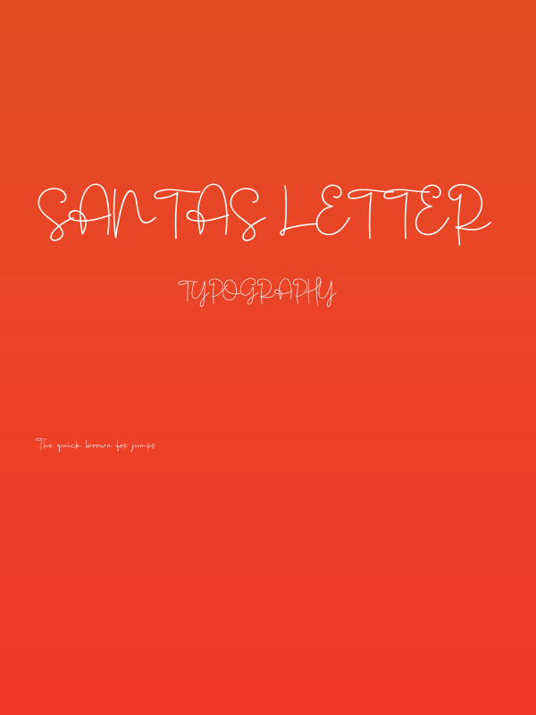 Santas Letter Poster