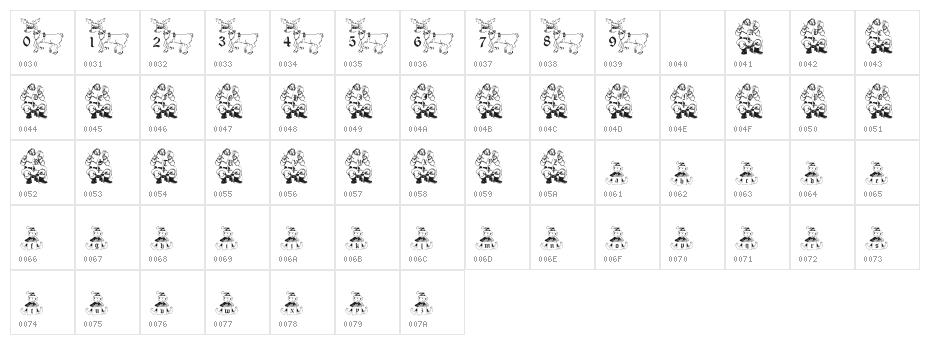 Santas List Character Map
