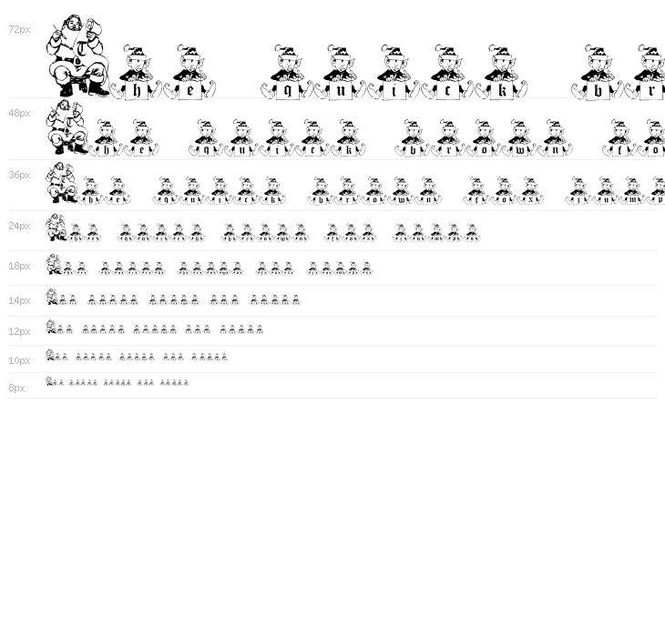 Santas List Waterfall