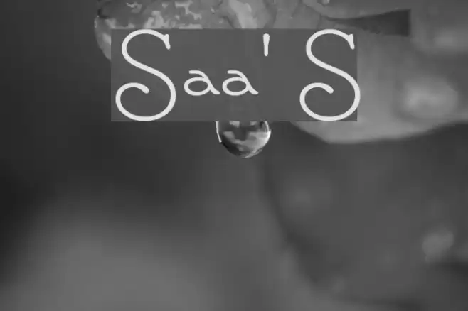 Santa's Sleigh Font examples