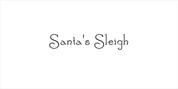 Santa's Sleigh Logo