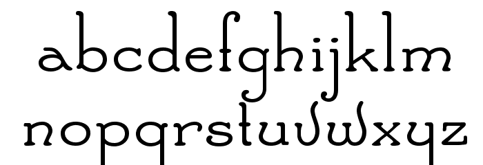 Santa's Sleigh Font LOWERCASE