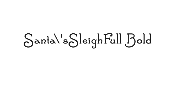 Santa'sSleighFull Bold Logo