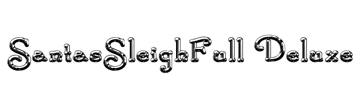SantasSleighFull Deluxe Font