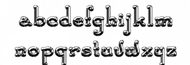 SantasSleighFull Deluxe Polices MINUSCULES