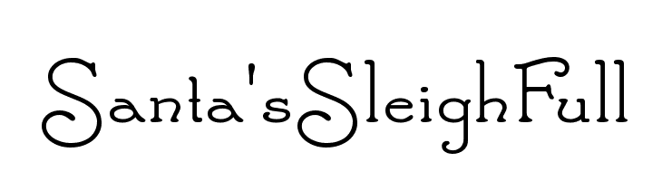 Santa'sSleighFull  नि: शुल्क फ़ॉन्ट्स डाउनलोड