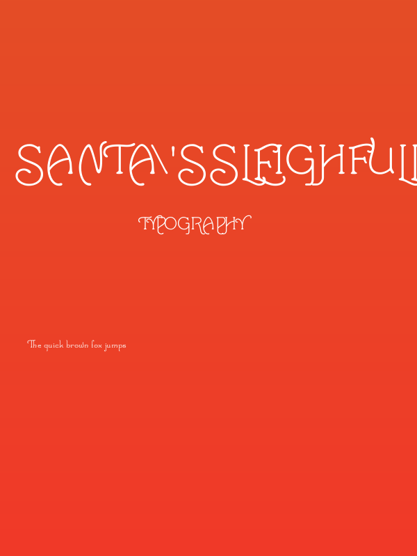 Santa'sSleighFull Poster