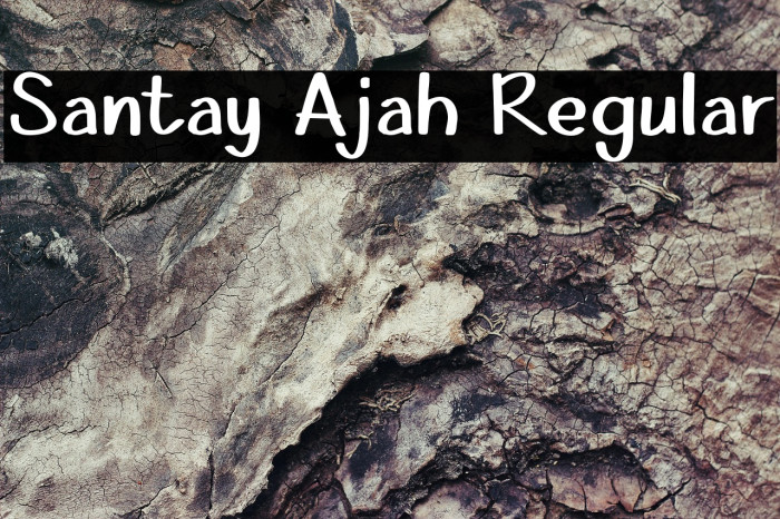 Santay Ajah Regular Example 1