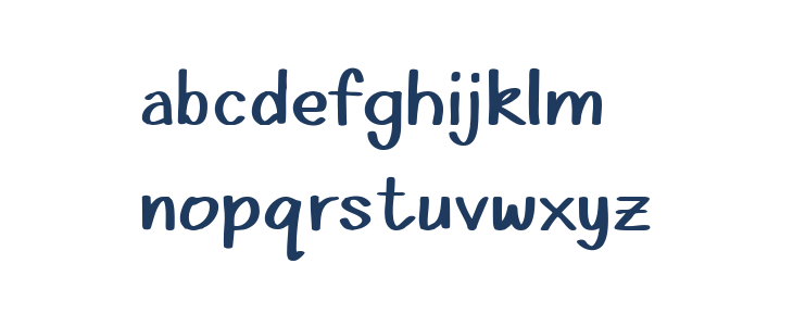 Santay Ajah Regular Lowercase