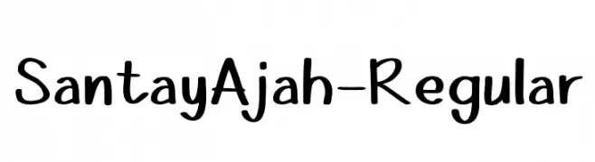 SantayAjah-Regular  تنزيل الخطوط