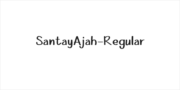 SantayAjah-Regular Logo