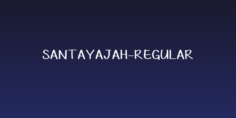 SantayAjah-Regular Social Header