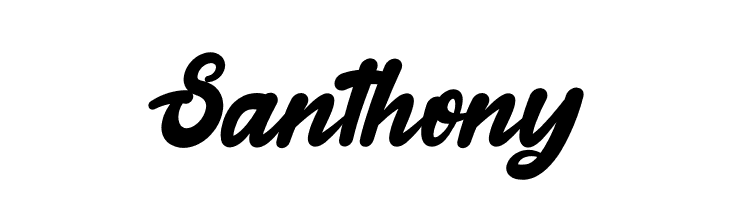 Santhony  免费字体下载