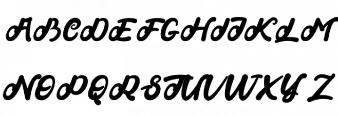 Santhony Schriftart Groß