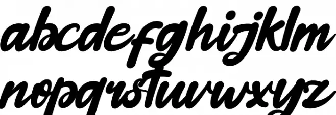 Santhony फ़ॉन्ट लोअरकेस