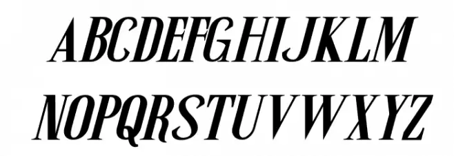 SanthoriaDemo-Italic Schriftart Groß