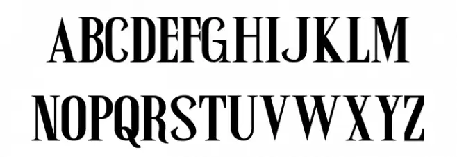 SanthoriaDemo-Regular 字体 大写