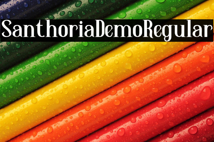 SanthoriaDemo-Regular Example 3