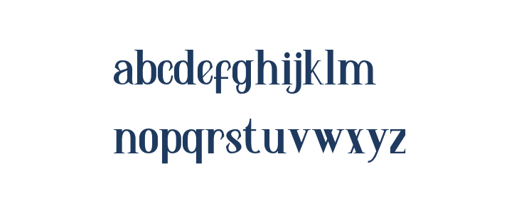 SanthoriaDemo-Regular Lowercase