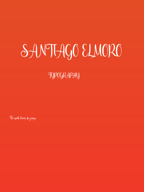 Santiago Elmoro Poster