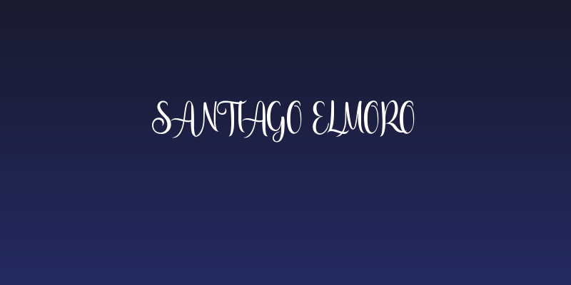 Santiago Elmoro Social Header