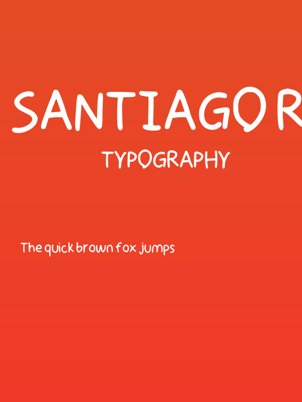 Santiago Regular Poster