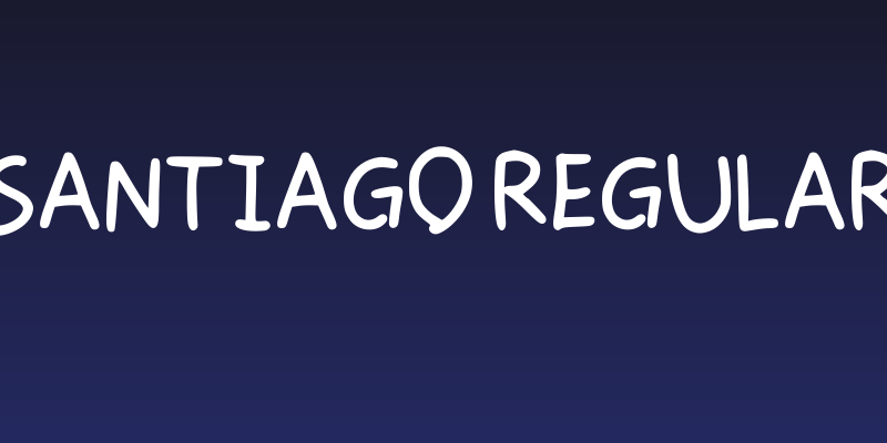 Santiago Regular Social Header