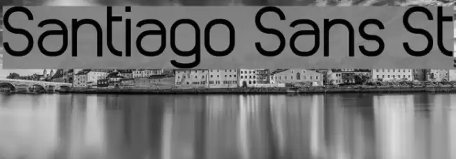 Santiago Sans St Font examples