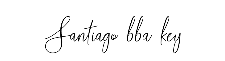 Santiago bba key  Скачать бесплатные шрифты