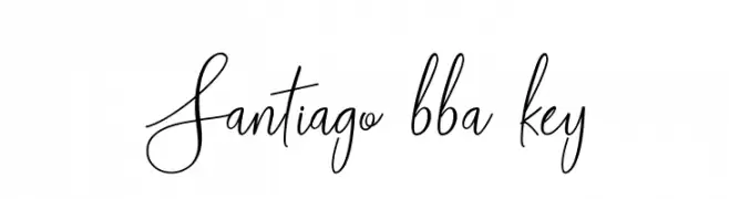 Santiago bba key  नि: शुल्क फ़ॉन्ट्स डाउनलोड