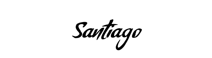 Santiago  免费字体下载