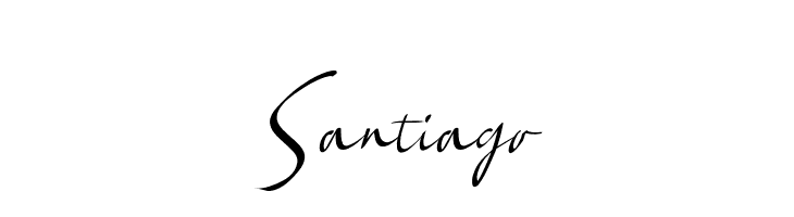 Santiago  नि: शुल्क फ़ॉन्ट्स डाउनलोड