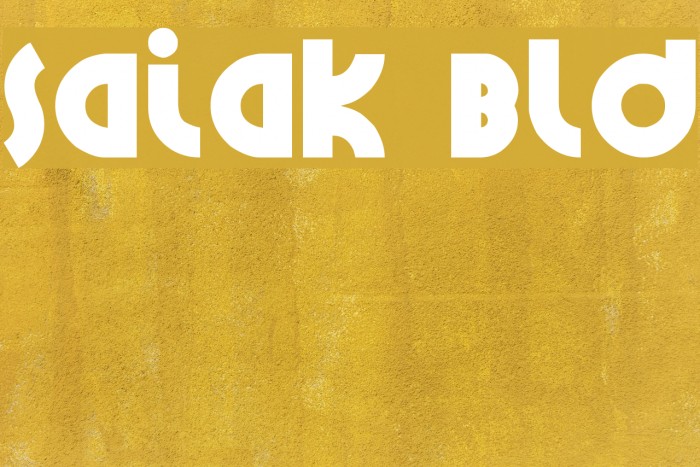 Santiako Bold Font examples