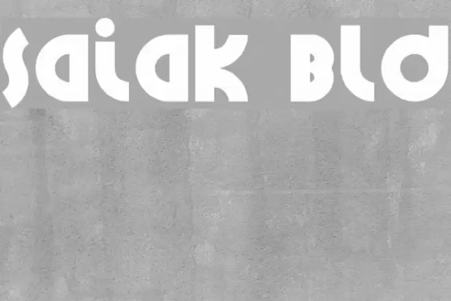 Santiako Bold Font examples