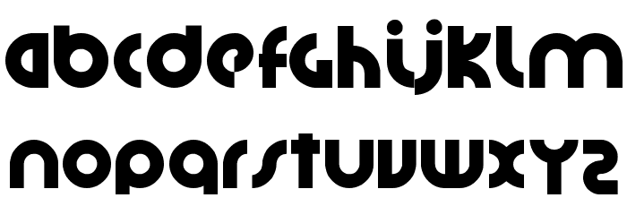 Santiako Bold Font LOWERCASE