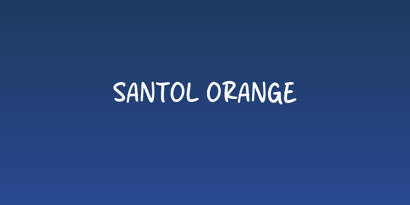 Santol Orange Social Header