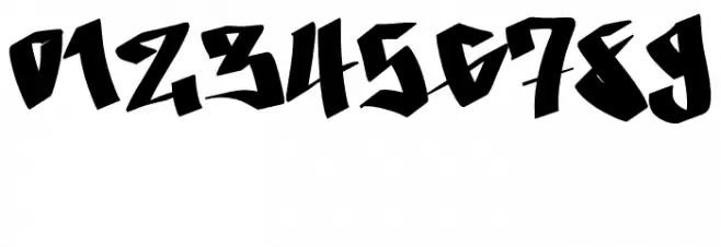 Santoria Graffiti Demo Шрифта ДРУГИЕ символов