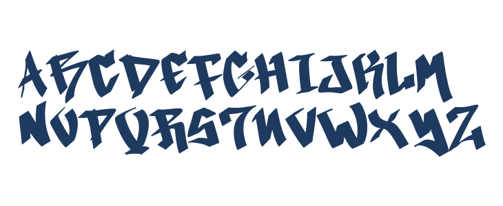 Santoria Graffiti Demo Uppercase