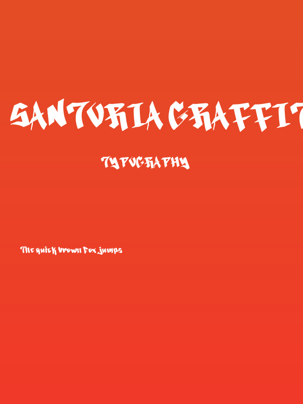 Santoria Graffiti Demo Poster