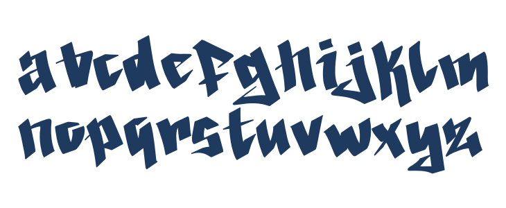 Santoria Graffiti Demo Lowercase