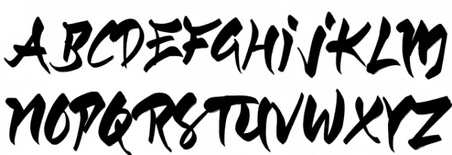 Santoriu 字体 大写